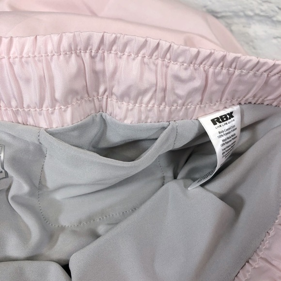 💰Bundle 3/$30 Reebok athletic shorts Light Pink/gray Dri-Fit Size Large Layered - Picture 12 of 14